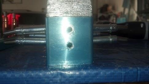 Post drill of counterbalance