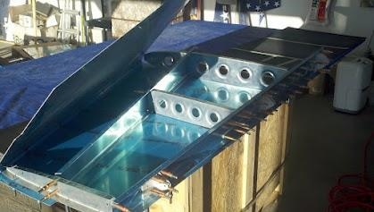 Skeletal structure just before clecoing on the skin