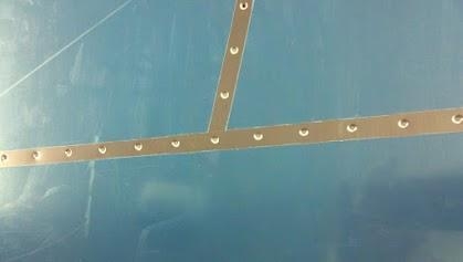 Dimpled skin for the VS