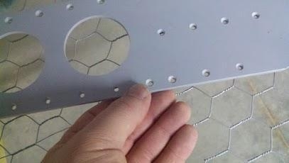 Countersinked doubler.