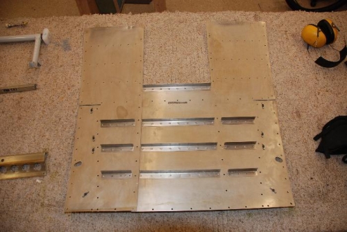 Stiffeners riveted to Seat Floors