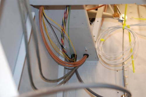 Gray Wires with Coax Cables