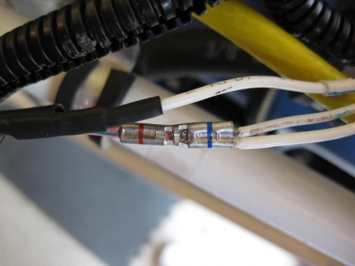 Fuel Flow + Control Wire Splice