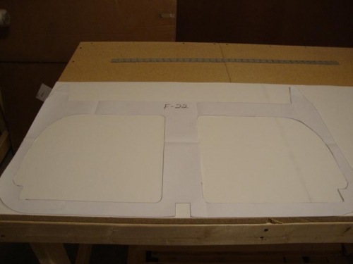 Tracing Paper Template onto Poster Board