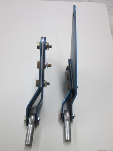 Flap doubler/hinge/rod end mocked up with spacer