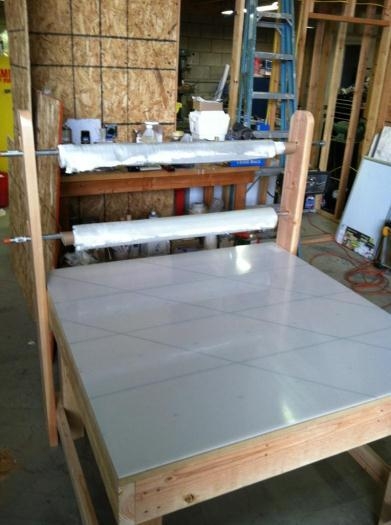 Fiberglass Cutting Table