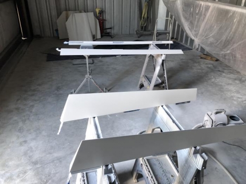 Fresh primer for the control surfaces