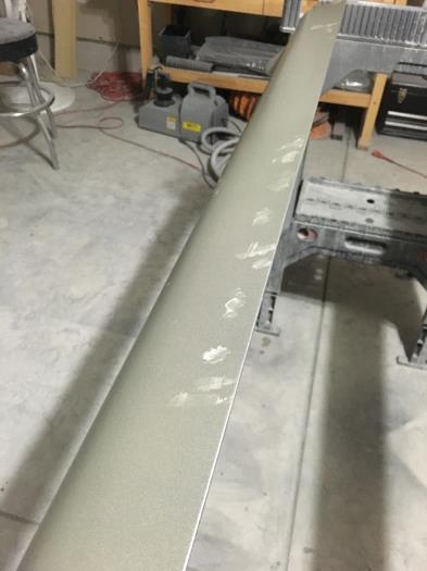 pin hole filler on ailerons