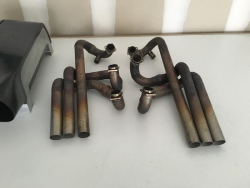 Pipes ready for Ceramic coating