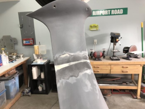 gear leg repair area