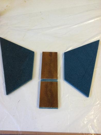 pieces cut and ready to slurry