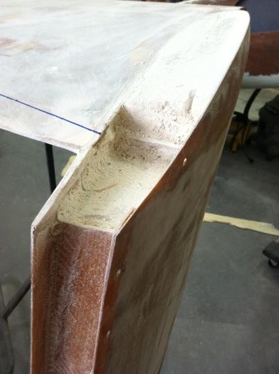 cleared for internal rudder horn