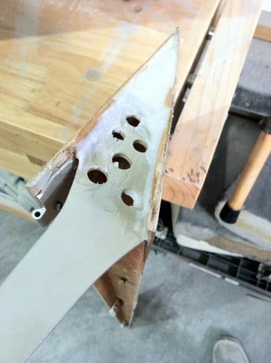 horn bonded in