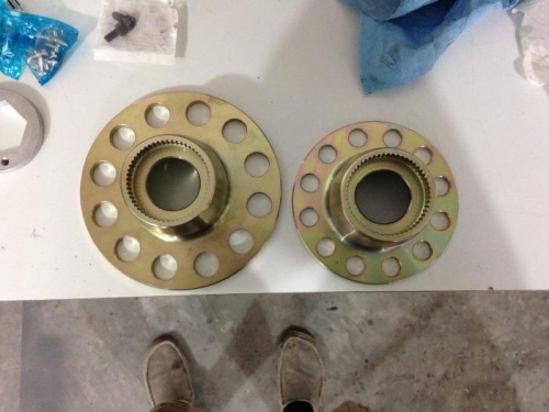 Now THAT's a flange...on the left.