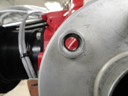 relief in casting for changing lugs