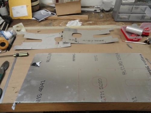 Start Re-Fab of gear panels