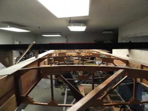 Rigging boards in place show good rig with no washers.