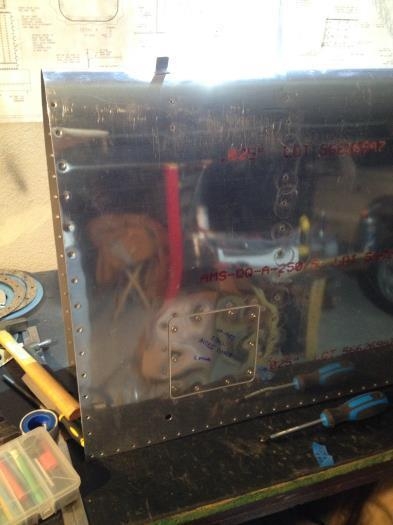 Stall Access Plate in place