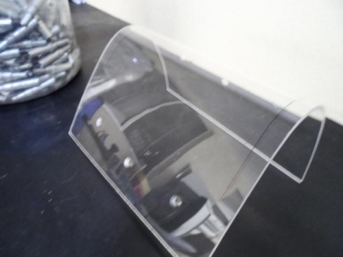 Countersinking holes for screw dimples in Leading Edge skin