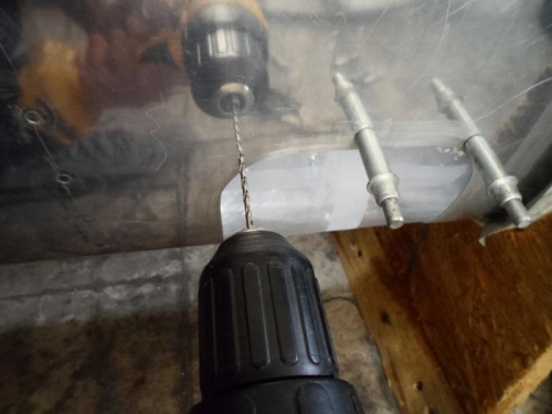 Match drilling plexiglass