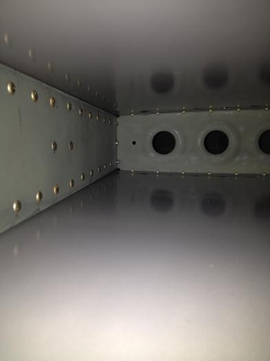 Setting blind (pop) rivets (inside view)