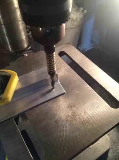 Drilling reference hole on AEX bars
