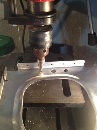 Enlarging tooling holes for Pitot and AOA