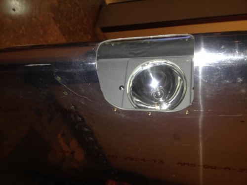 Plexi lens installed