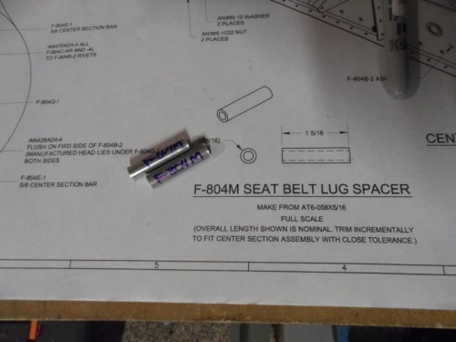 F-804M Seat Belt Lug Spacers