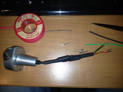 Soldering Molex pins