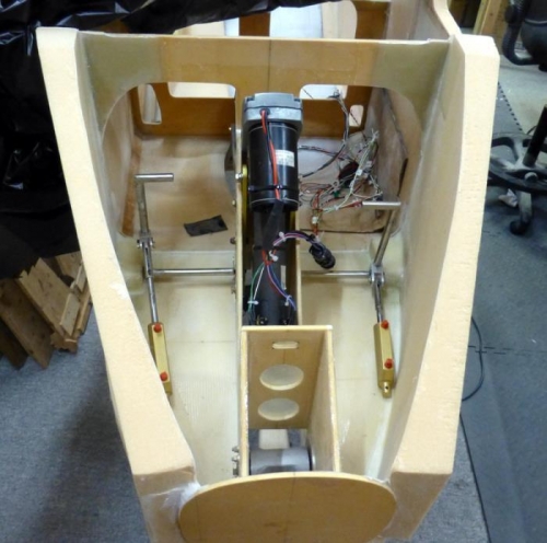 Nose lift and Rudder pedals