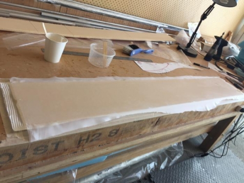 Seat rib layups