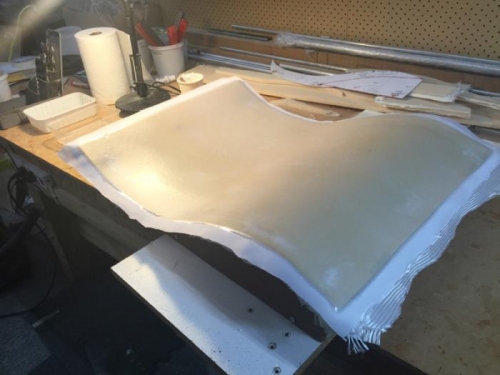 2 Plys BID and peel ply done.