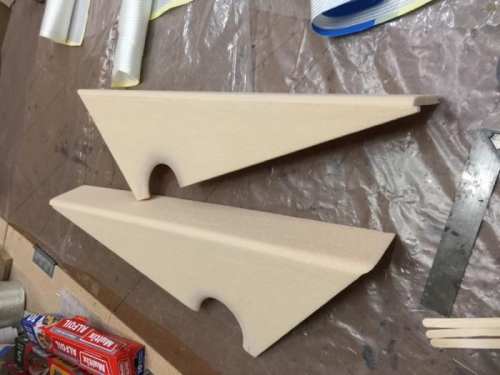 After shaping and sanding