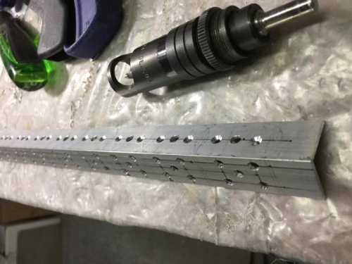 Drilled out