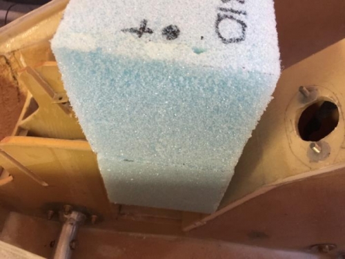 Foam block sow it doesn't fit