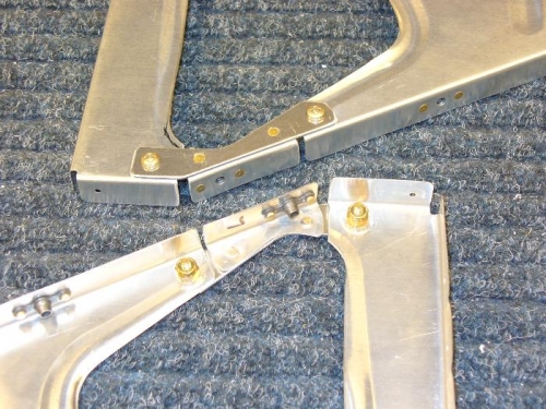 Removeable tops on two ribs as described yesterday.