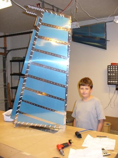 rudder temporary assembly