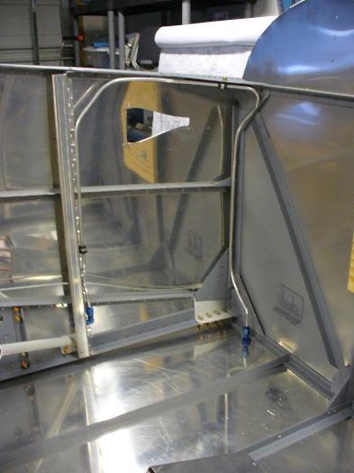 Vent line bent to fit