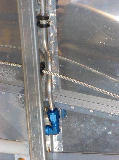Detail where it goes through bulkhead