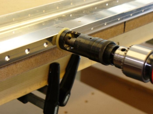 countersinking the spars