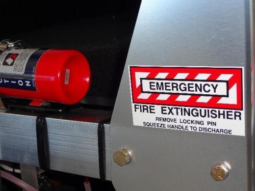 And a Fire Extinguisher Locator Decal.