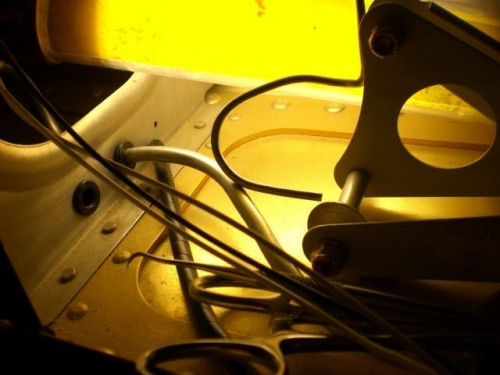 Got the wire pulled into the pitot area