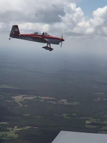 Aerial shot on the way home