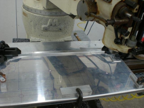 Clamping panel to plate