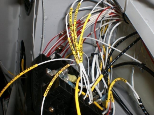 More wires attached to fuse block