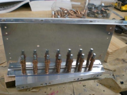 Match drill to side tray support