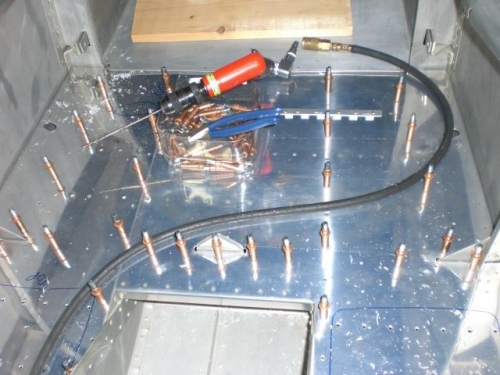Drilling floorboards
