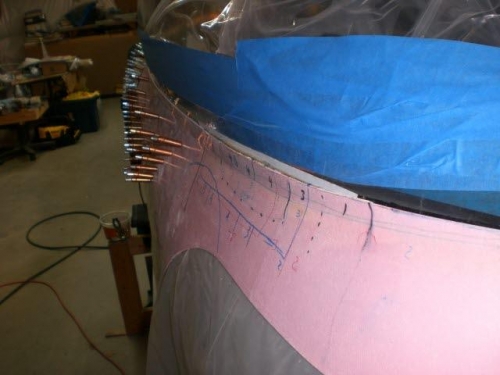 Fiberglass cured