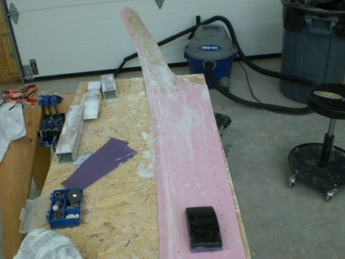 More sanding and grinding